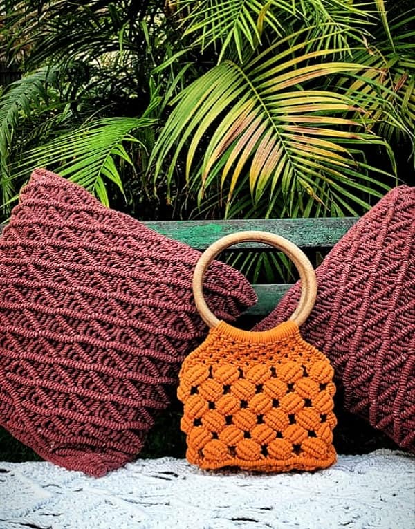 Macrame Handbag For Women and Girls - Boho sling bag – MAHI FASHION